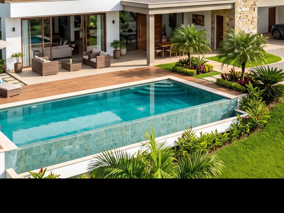 Terraza y sala social de una casa en El Ingenio, Cali
